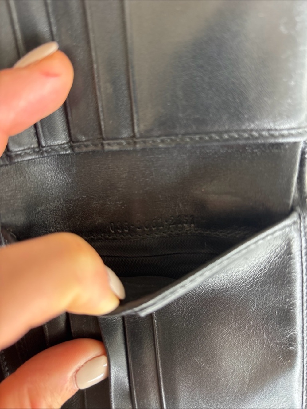 Authentic Gucci Black Canvas & Leather Bifold Wallet with Gold Plaque - Picture 10 of 10